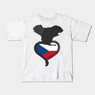 Gerbil Czech Republic (dark) Kids T-Shirt